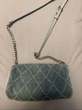 Stoney Clover denim barrel crossbody bag